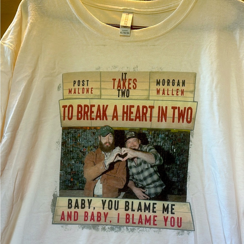 Morgan Wallen/ Post Malone tee